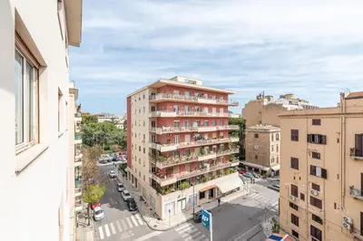 an overhead view of a building in a city at Appartamento a due passi da Villa Trabia by Wonderful Italy in Palermo