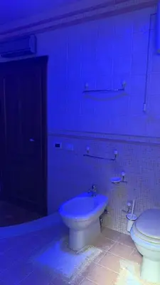 a bathroom with a toilet and a bidet at Laura Affittacamere in Palermo