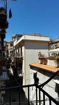 a view from a balcony of a building at Laura Affittacamere in Palermo