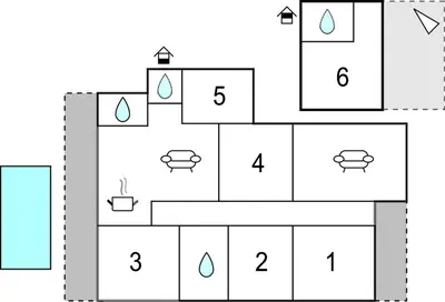 a block diagram of a block diagram of a periodic table at Gorgeous Home In Terrasini in Terrasini