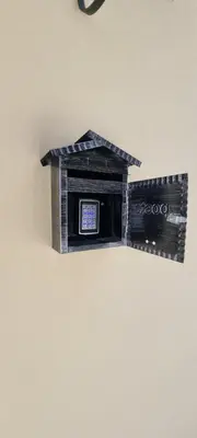 a small bird house on a wall at Il quaRtetto apartment in Palermo