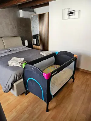 a bedroom with a bed with a bunk bed at VeraHouse in Palermo
