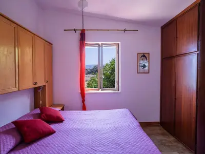 a bedroom with a bed and a window at Apartment Sole by Interhome in Trappeto