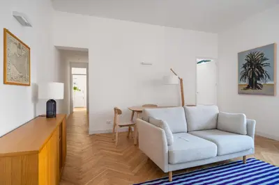 a living room with a couch and a table at Casa Mirto a Piazza Marina by Wonderful Italy in Palermo