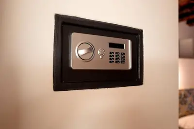 a switch on a wall in a room at Casa Verderame in Palermo