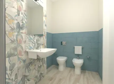 a bathroom with a sink and a toilet at Un Posto Al Sole in San Vito lo Capo