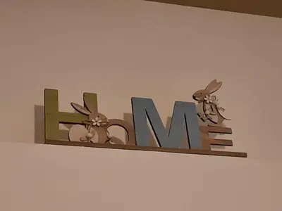 a sign that says the word mom with rabbits on it at Holiday Home Celsus 84 in Palermo