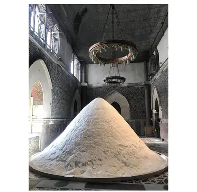a large sculpture in the middle of a building at SantaTeresa19 Suite & Spa in Palermo