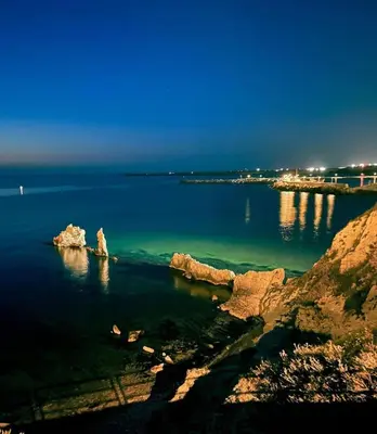 a large body of water with rocks in it at FLA' Suite Deluxe in Terrasini