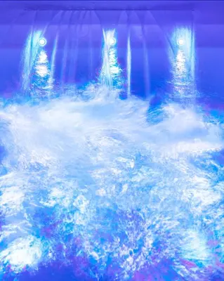 a close up of water in a pool with lights at Libertà 78 - Art Suite & Spa in Palermo