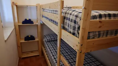 a couple of bunk beds in a room at Villa Ginevra in Balestrate