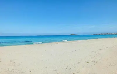 a sandy beach with the ocean in the background at 3 Bedroom Amazing Home In Partinico in Partinico