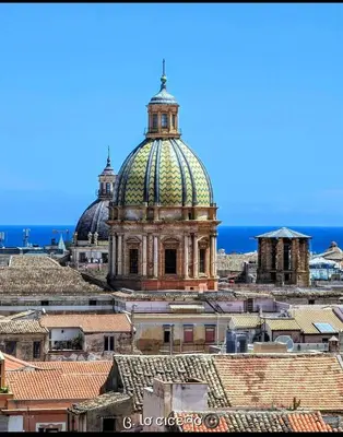 a view of the roofs of a city at Casa Marì Holiday House in Palermo
