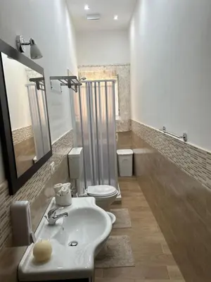 a bathroom with a sink and a toilet at Home Love in Palermo