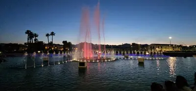a fountain in the middle of a body of water at Centro storico-Marina Free Parking, Wifi,Netflix in Palermo