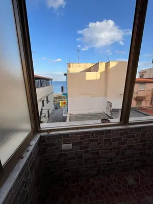a view from a window of a building at FronteMare12 in Palermo