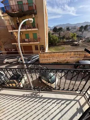 a view of a building from a balcony at Suli D'amuri in Palermo