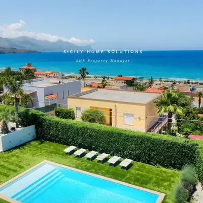 Oasi Elegante Piscina di Lusso - vista panoramica By Sicily Home Solutions