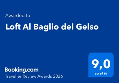 a blue sign with the words loct al bologica del gello at Loft Al Baglio del Gelso in Balestrate