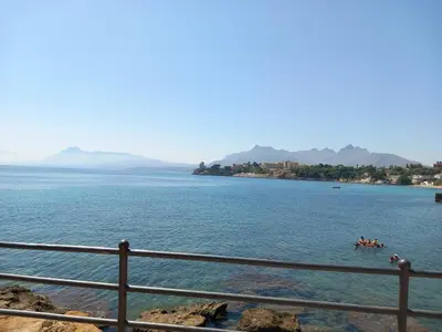 a view of a body of water with boats in it at Giomasue' in Porticello
