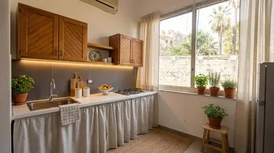 a dining room with a table and a book shelf at Via del Bastione in Palermo