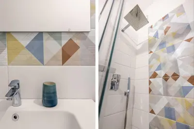 a bathroom with a sink and a shower at Luce mediterranea a Monreale in Monreale