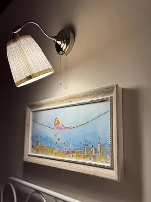 a painting of a kite hanging on a wall at Dimora San Domenico in Palermo