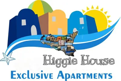 a logo for the hippie house inclusive apartments at Higgie House in Palermo