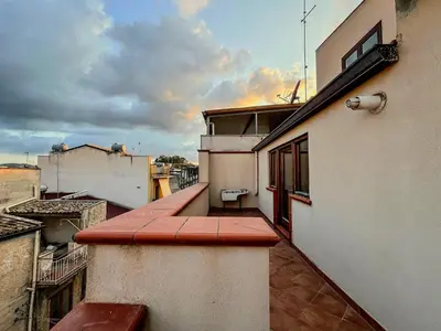 a view of a balcony of a building at Casa Vacanza Acquanuova in Calatafimi