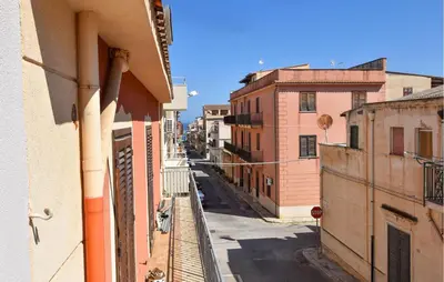 a view of an alley from a building at Cozy Apartment In Trappeto With Wifi in Trappeto