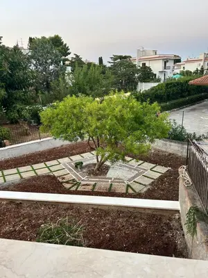 a small tree in a garden in a yard at Via dei mirtilli in Carini