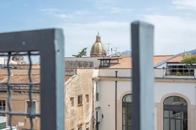 a view of a city from a building at Candelai Apartments by Wonderful Italy in Palermo