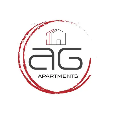 a logo for a contractor with the initials gs and a house at Casa AG in Palermo