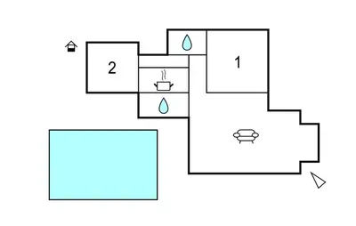 a block diagram of aptic system at Amazing Home In Monreale in Monreale