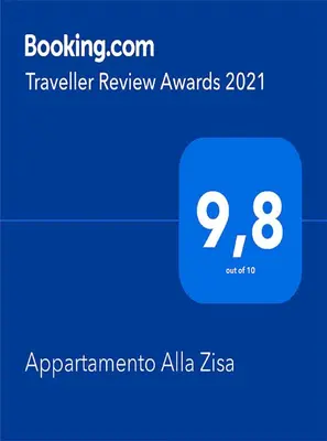 a screenshot of a phone with a travel review award at Appartamento Alla Zisa in Palermo