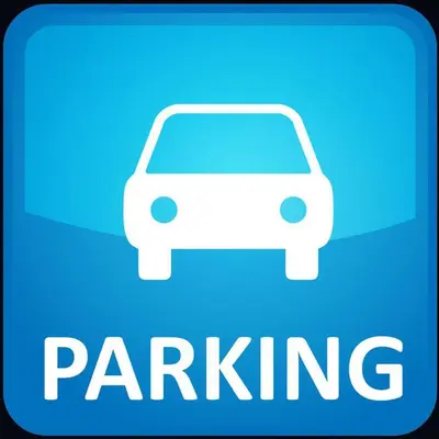 a picture of a car with the words parking at Dante 58 in Palermo
