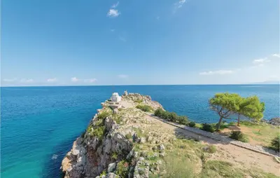 an island in the middle of the ocean at Villa Kericia in Porticello