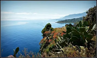 a view of a large body of water at Grace's Place in Scopello