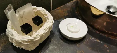 a toilet sitting on top of a table at Artisan Maison Palermo in Palermo