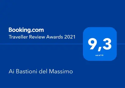 a screenshot of a text box with the arrival time at Ai Bastioni del Massimo in Palermo