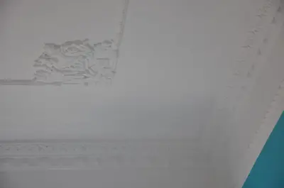 a page of a book with a white ceiling at Jennys place in Palermo