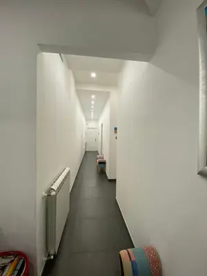 a hallway of a hospital with a radiator at Amuri Room&Suite in Palermo