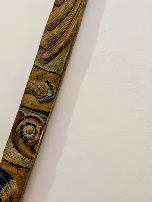 a close up of a skateboard with a design on it at Porta di Castro Hotel & SPA in Palermo