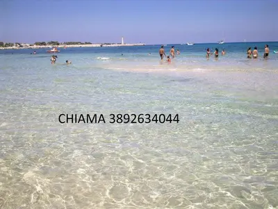 a group of people in the water at the beach at Essenzamare in San Vito lo Capo
