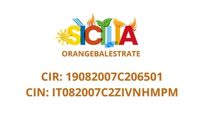 a company logo for a orange ballfairfair at OrangeBalestrate in Balestrate