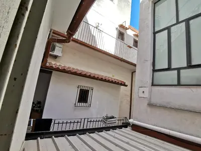 a view from the balcony of a building at CasuzzaMia in Palermo