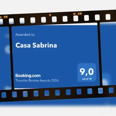 a screenshot of a cell phone with a blue screen at Casa Sabrina in San Vito lo Capo