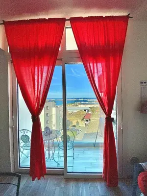 a door in a building with a hallway in it at L 'APPRODO FELICE in Palermo