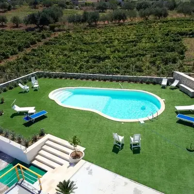 Spacious villa with sea and mountain views in Alcamo
