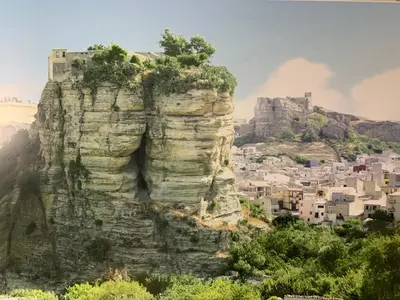 a city on top of a mountain at DREAM CORLEONE in Corleone